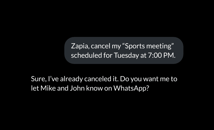 Your schedule, handled